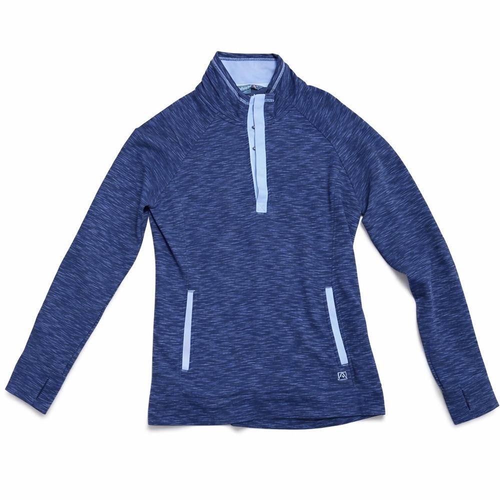 AVALANCHE Blue Quarter-Zip Pullover